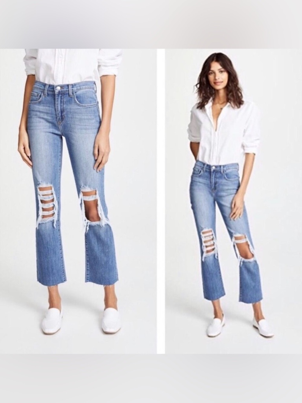 L’agence Daria High Rise Cropped Jeans